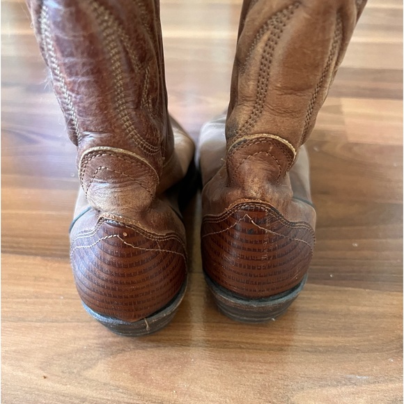 Genuine leather armadillo cowboy boots - Picture 5 of 9